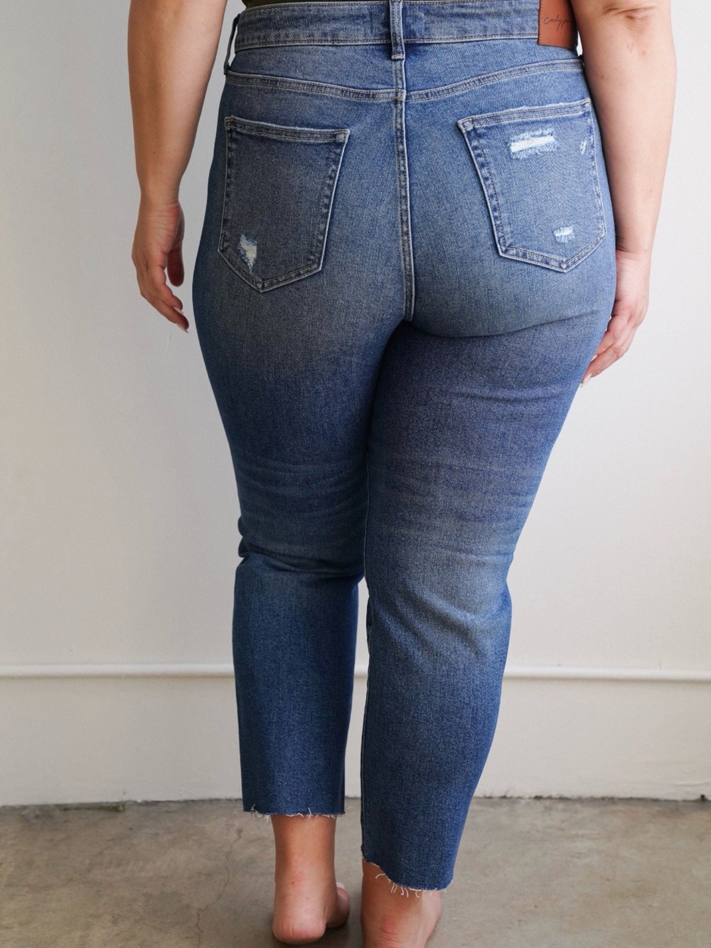 CJLA- Chrissy Distressed  Jeans - Picture 2 of 11